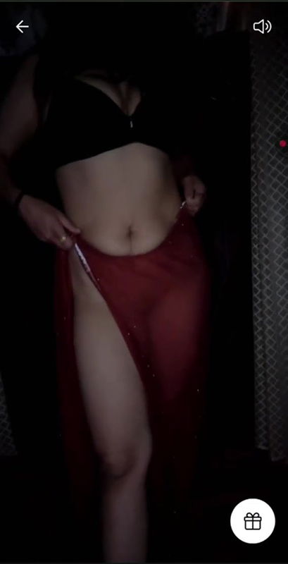 Dancing Girl Sona Hot Teasing Pussy and Ass in See-Through Transparent Chunri2