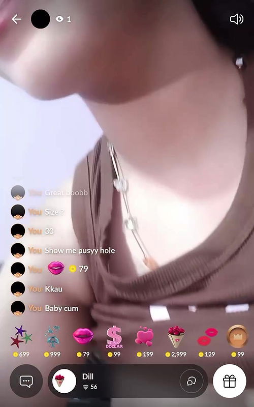 Cute Girl Dill Live 121 Spreading Pussy and Asshole 2