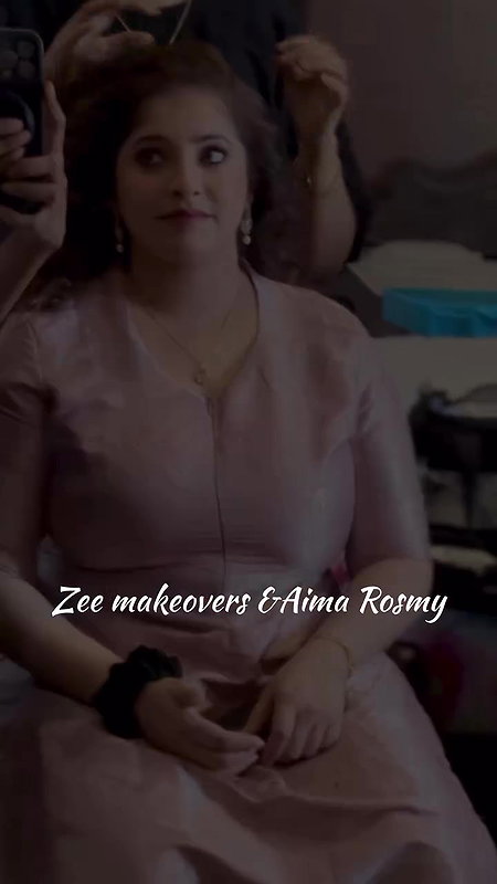 aimy rosmy hige breasts in tight pink dress2