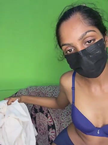 Hot slim Indian cam model showing pussy and ass hole2