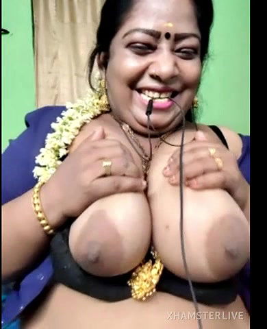 Tamil Anty Big Boobs show on Cam Paid with Face2