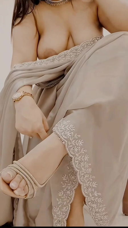 Caught fixing my saree, but secretly I am undoing your patience 2