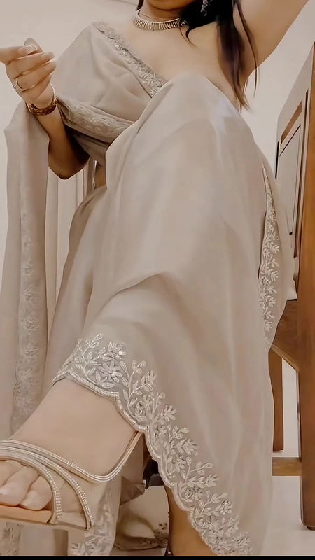 Caught fixing my saree, but secretly I am undoing your patience 2