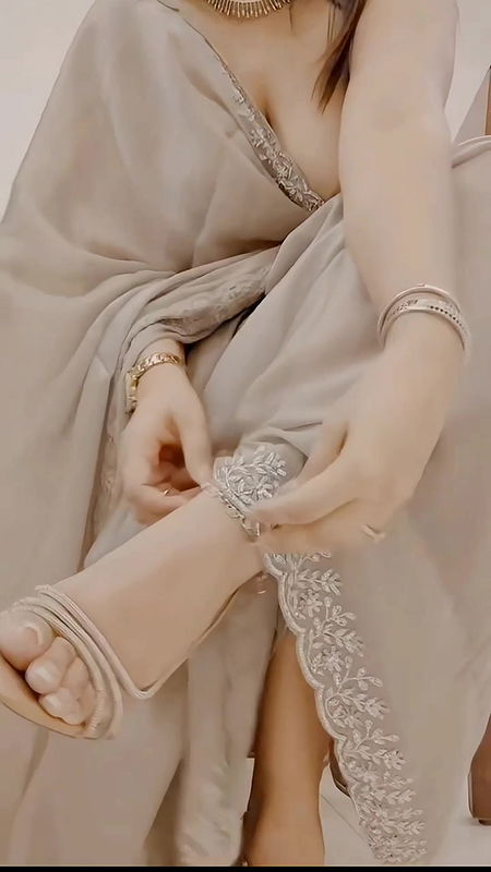 Caught fixing my saree, but secretly I am undoing your patience 2