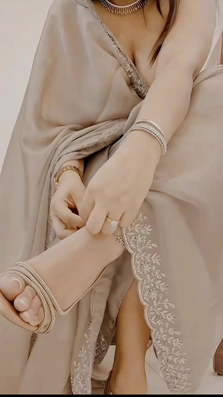 Caught fixing my saree, but secretly I am undoing your patience 2