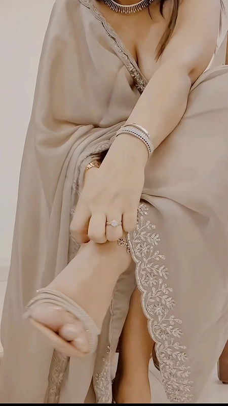 Caught fixing my saree, but secretly I am undoing your patience 2