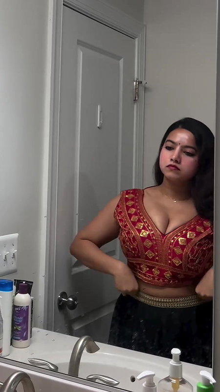 busty bengali lady huge breasts in tight costumes 2