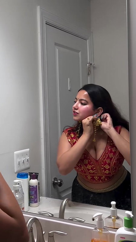 busty bengali lady huge breasts in tight costumes 2