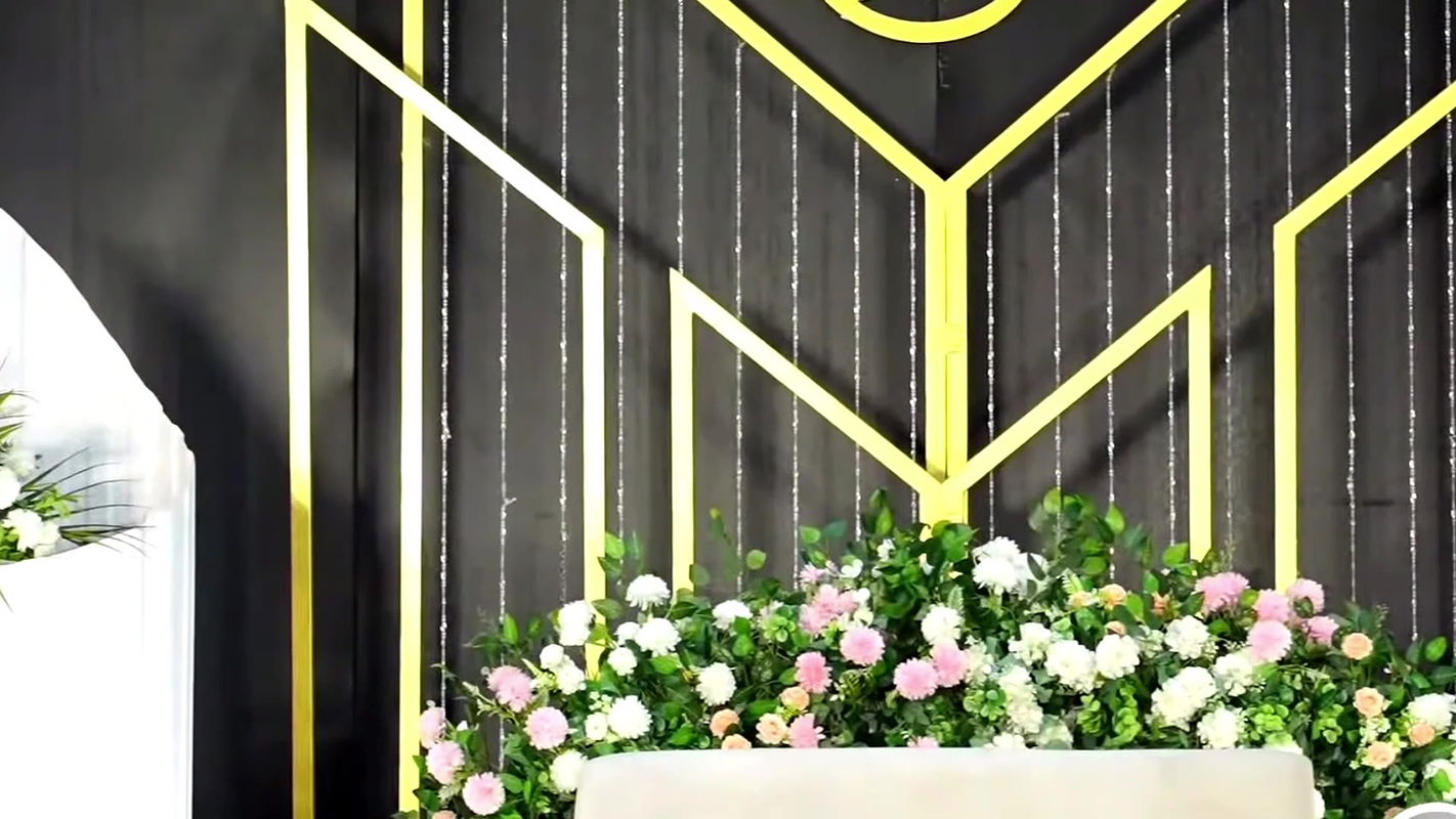 busty Malayali lady in white and violet kerala costume 2