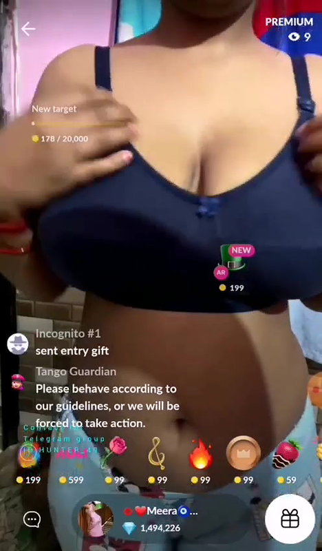 Meera Teasing Wid Boobs On Tango 2