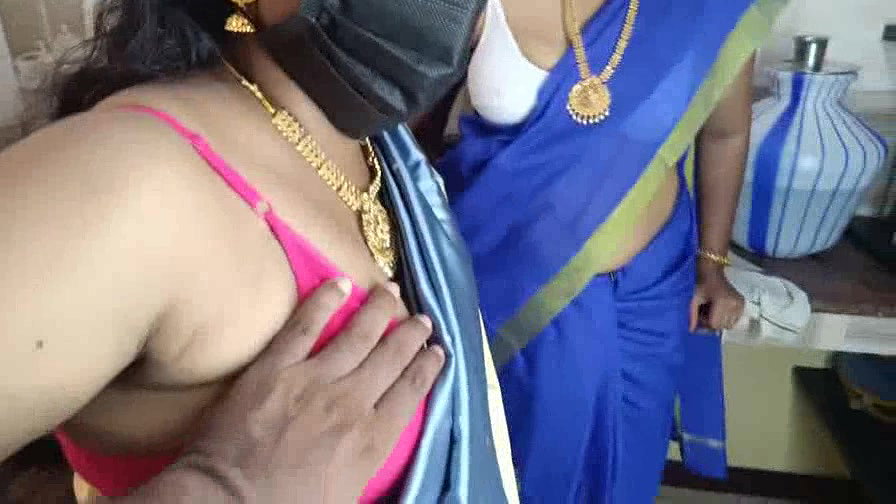 Wife with Sister Enjoy in Kitchen 2