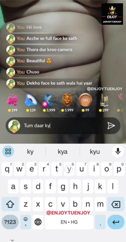 Cute Shakshi Nude Fingering Pussy Live 121 With Face 2