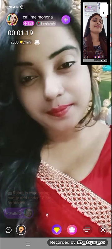 call me mohona chamet