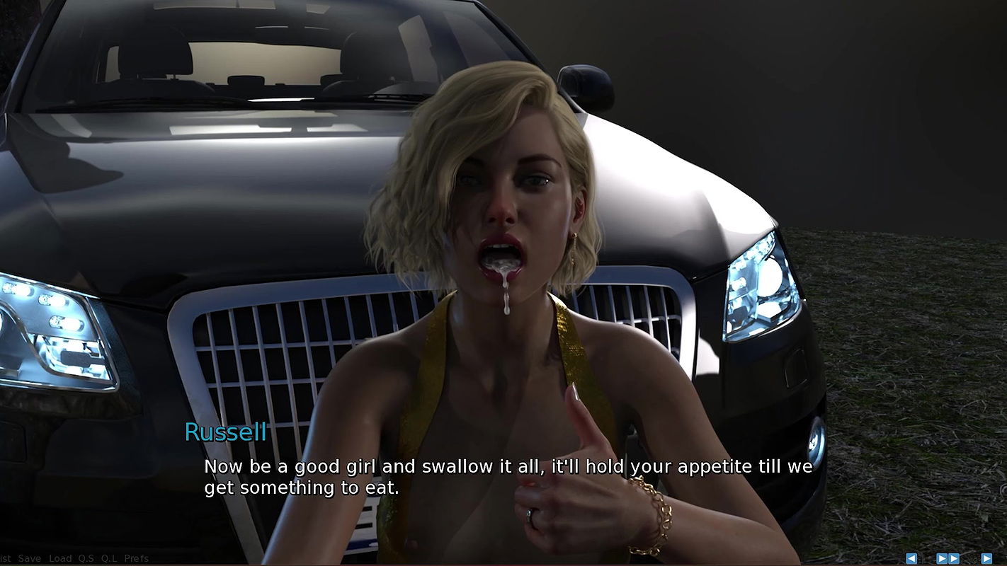 Her desire has not yet been satisfied