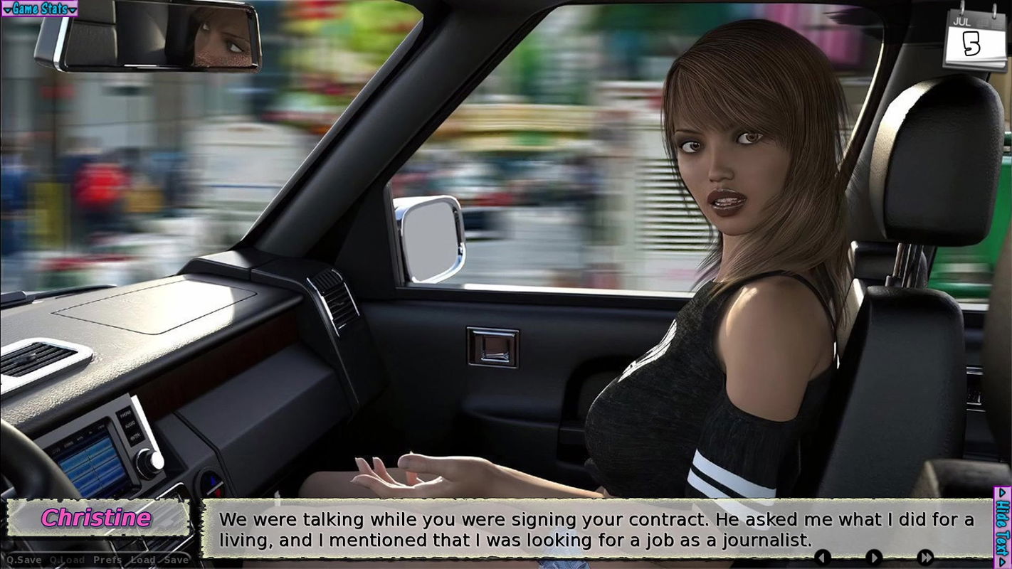 19 Years Old Teen Christine Going to the Office After Shopping Outfits