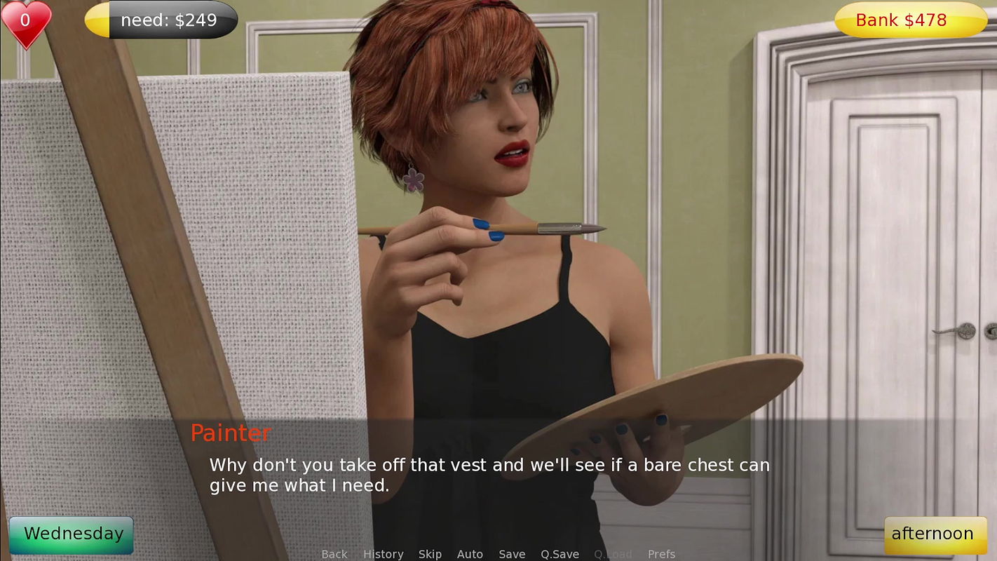 Amy Appointed With Nude Modeling Painter Artist _ Threesome Blowjob Tease