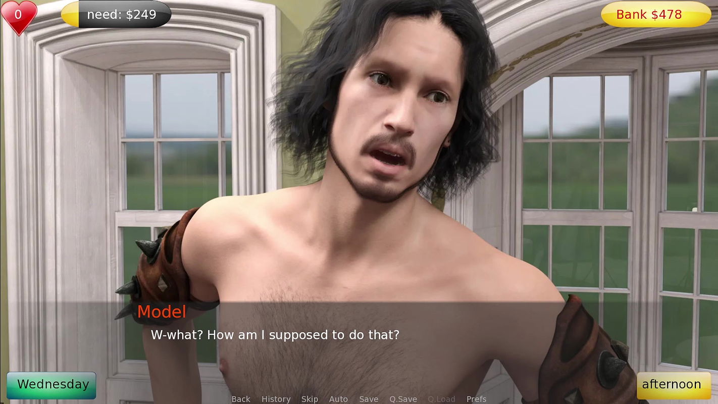 Amy Appointed With Nude Modeling Painter Artist _ Threesome Blowjob Tease