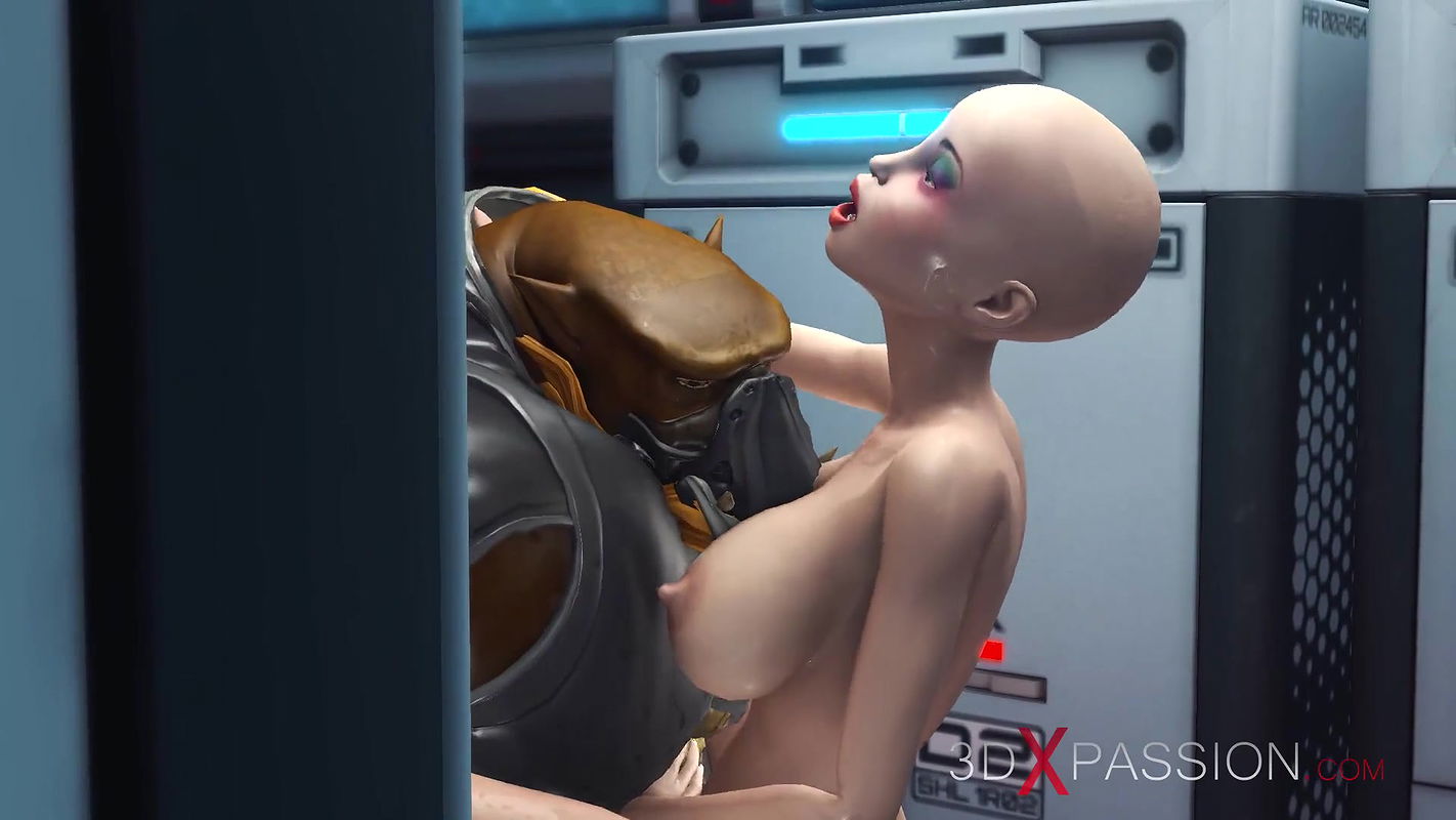 3D animation of a toon slave girl having sex HD