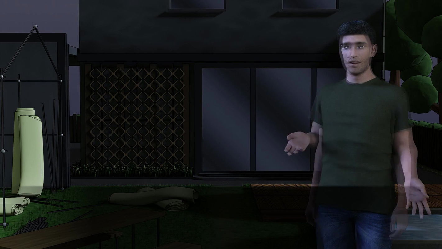 A Ghostly Desire Ep 1 Dayna and Marc Hugged Each Other