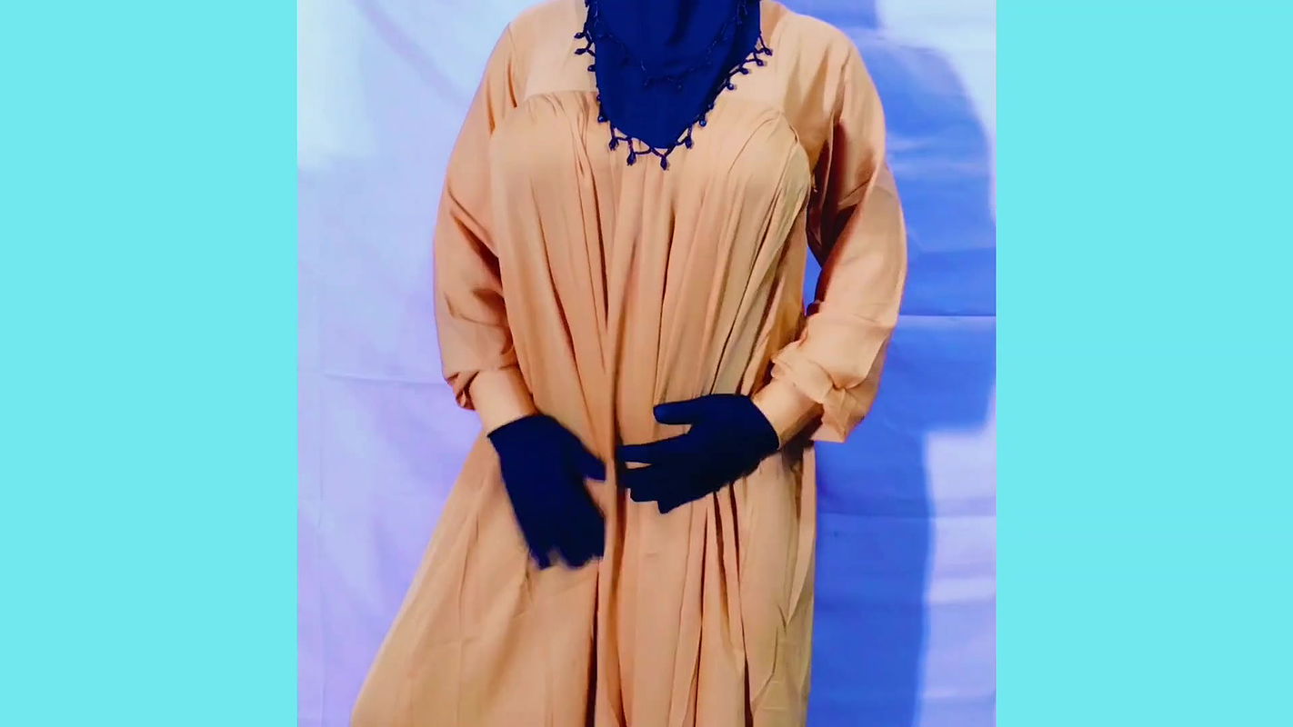 Beautiful Amena Bhabhi has sex indoors wearing a burqa and hijab