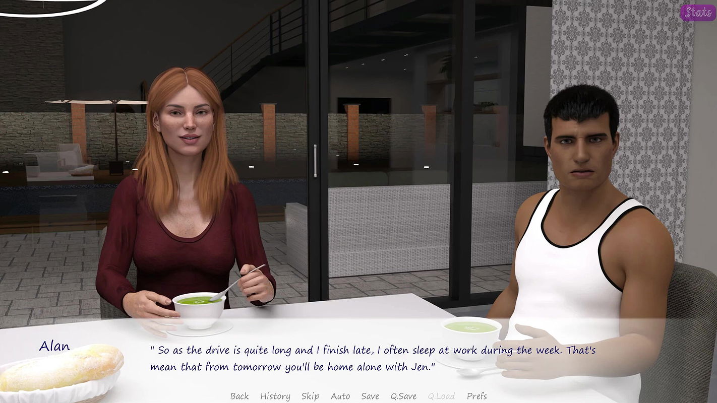 My Stepbrother’s Wife 4 Jennifer Stroked the Cock with Her Hand