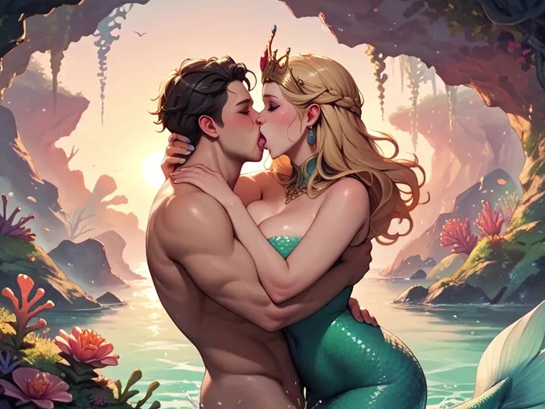 Alien Prince and the Mermaid Queen,Love Across Two Worlds fantasy