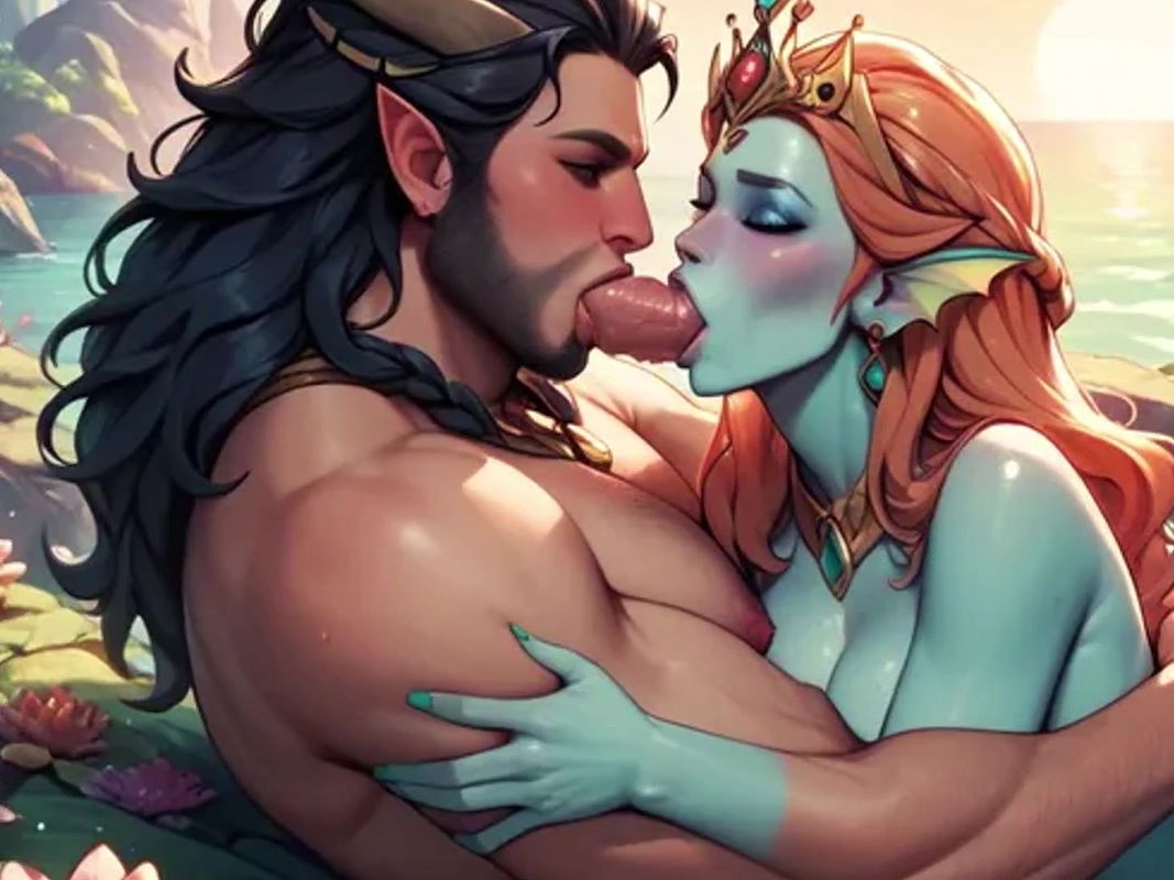 Alien Prince and the Mermaid Queen,Love Across Two Worlds fantasy