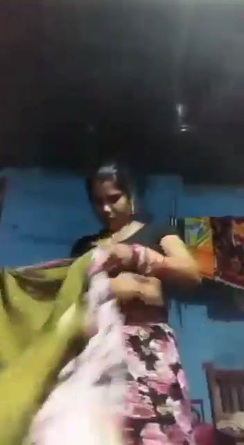 Village wife stripping clothes and naked masturbation