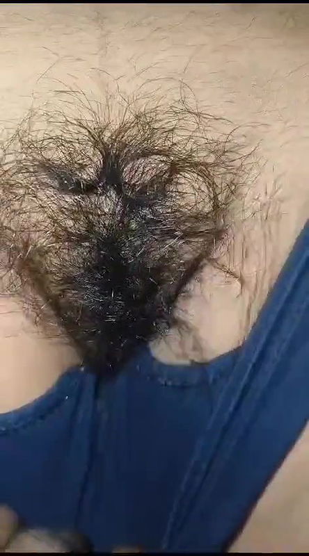 Desi lover so excited sucking boobs pressing and showing her hairy pussy