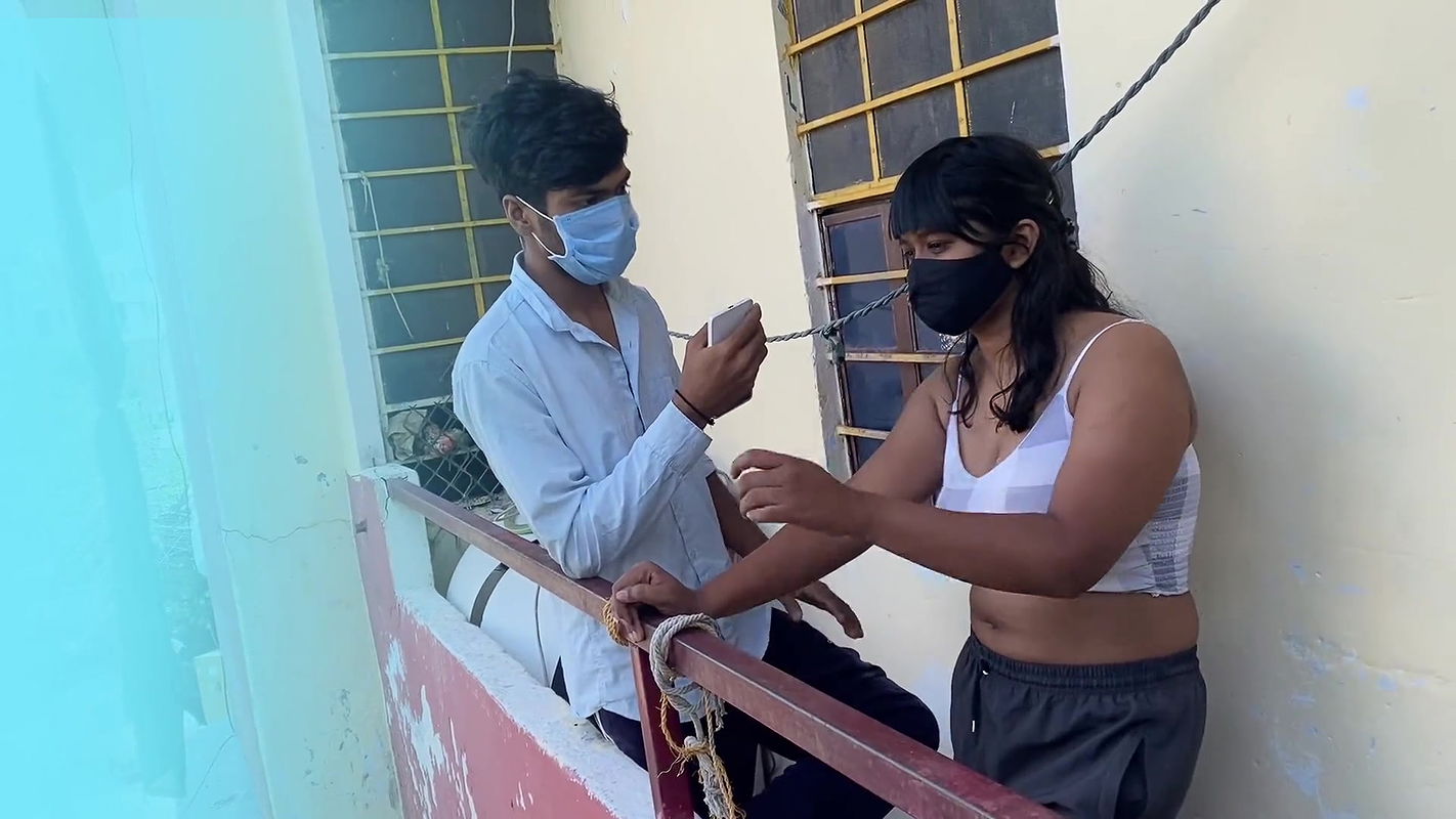 Outdoor Sex Stepbrother and Stepsister Outside Door Romance and Sex Mallu Couples Hot Romance with Sex in the Terrace