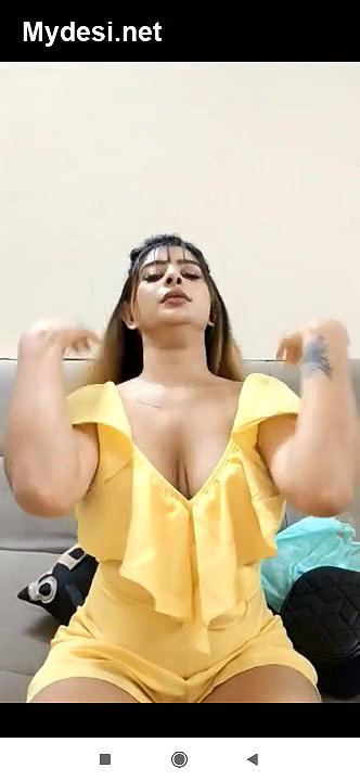 Ankita Dave Yellow Dress LIVE