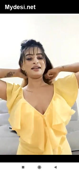 Ankita Dave Yellow Dress LIVE