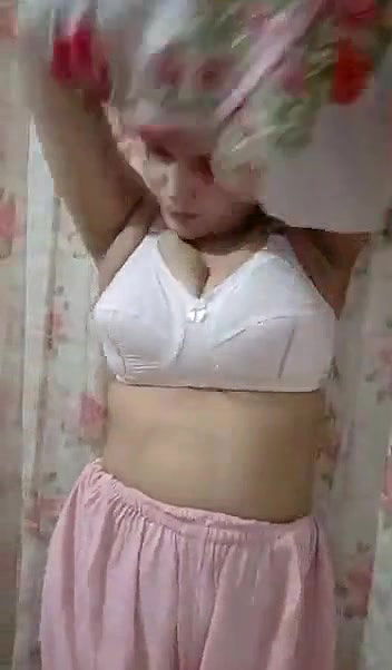 Beautiful pakistani bhabhi stripping nude