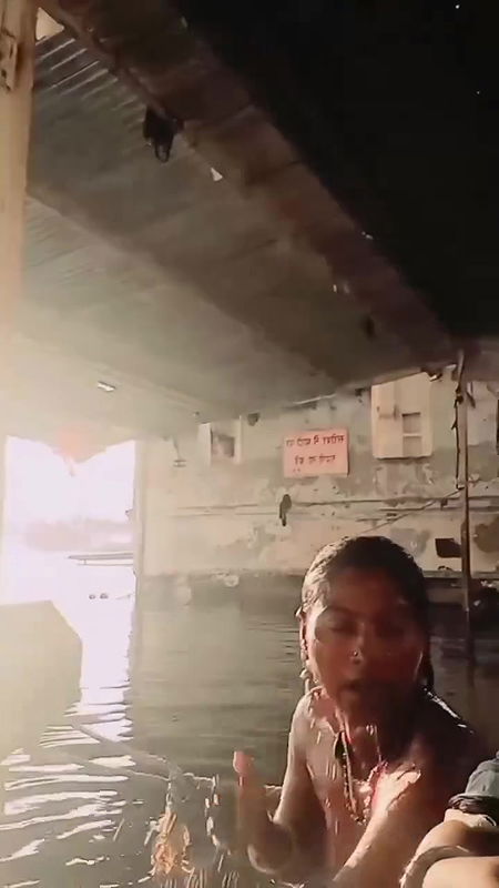 Desi Village Girl Nude Boobs Show Showering Recorded her Friend