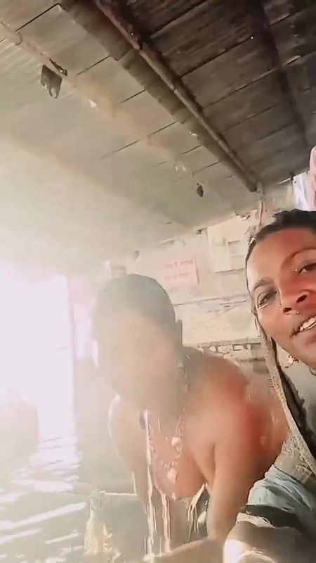 Desi Village Girl Nude Boobs Show Showering Recorded her Friend