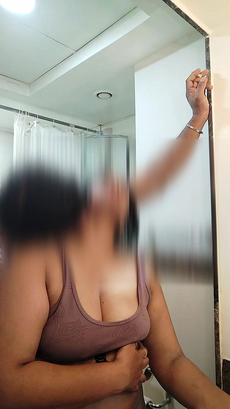 Big boobs pressing and sucking