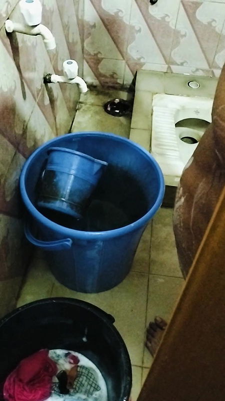 Desi wife taking bath after hardcore fuck.