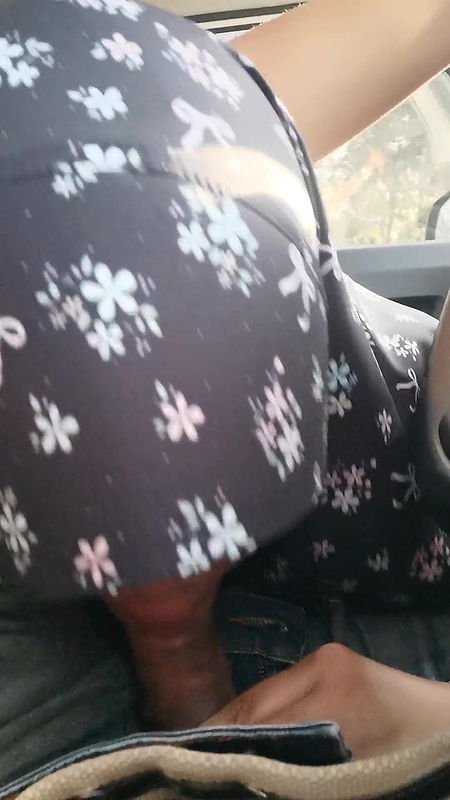 Teacher sucks a man’s cock while driving