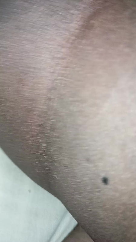 Pinching her finger and pissing