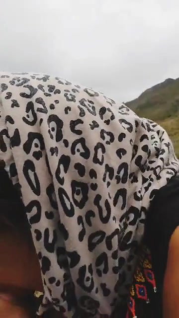 Horny Arab Lady Giving Blowjob Somewere In Hills