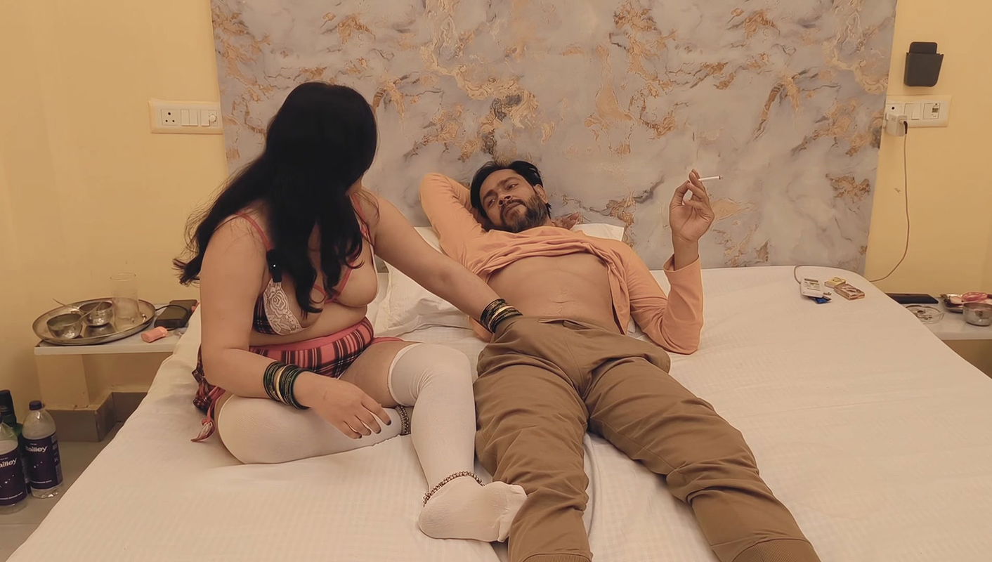 Step Sister Riding on Monster Dick Moaning Loudly in Hotel Room