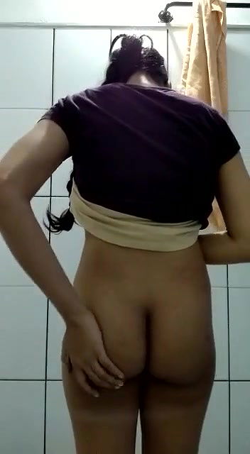 Cute girl showing ass