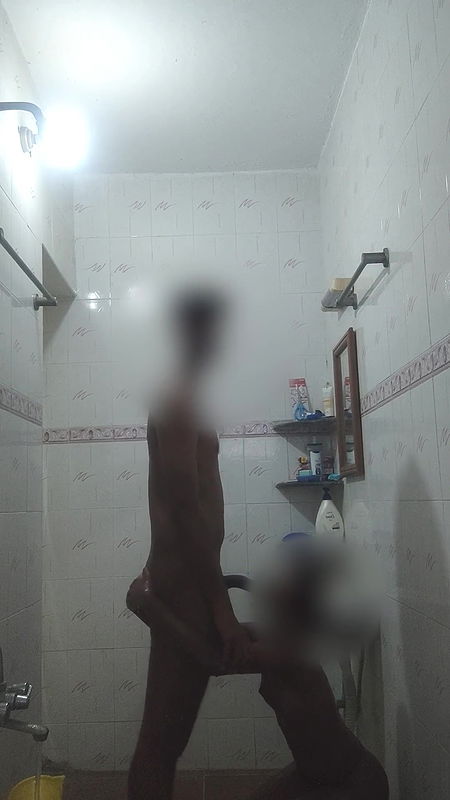 Cute Indian GF & BF Bathing Sucking Fucking Together