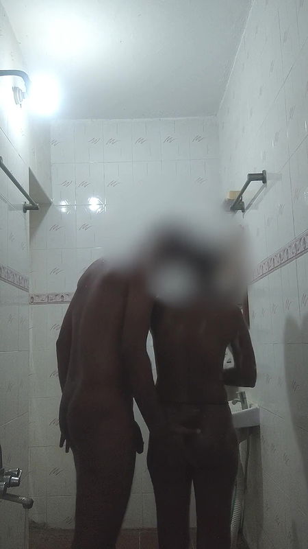 Cute Indian GF & BF Bathing Sucking Fucking Together