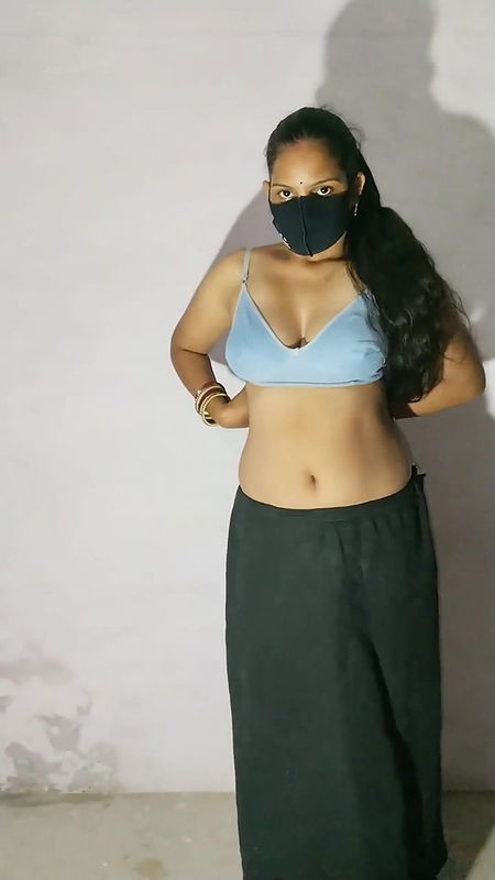 Young Tight Boobs Bhabhi Playing with Self