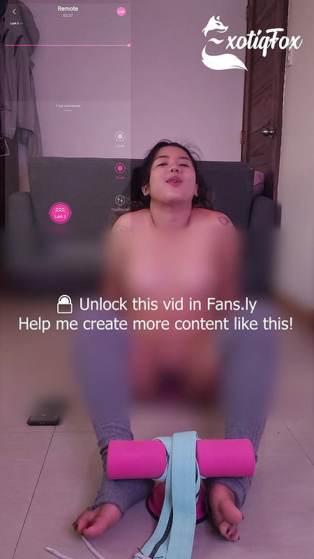 Doing sit ups with my lush inside both holes. I lost count, it’s too distracting!