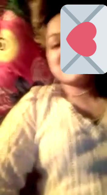 Cute girl showing