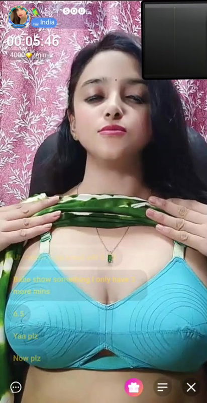 Sexy Sou Boob Show on Chamet