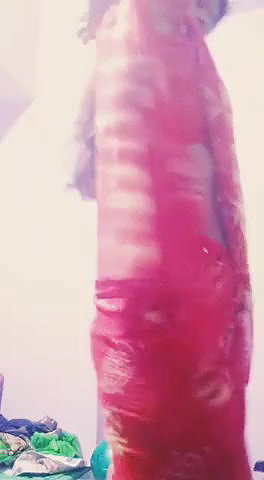 Married Bhabi Stripping Saree Showing For Lover