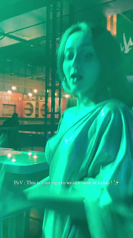 DIPANKANA SLUTTY SEXY TEASE IN SAREE FAPWORTHY SIZZLING IN CLUB